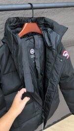 Canada Goose Mac Millan Black, Red Logo High Quality - Afbeelding 2