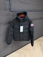 Canada Goose Mac Millan Black, Red Logo High Quality