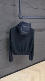 Moncler Panelled Zip-Up Hooded Jacket Black High Quality - Afbeelding 5