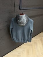 Moncler Panelled Zip-Up Hooded Jacket Grey - Afbeelding 4