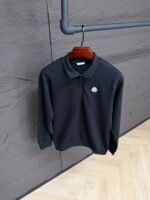 Moncler 1/4 Zipper Black