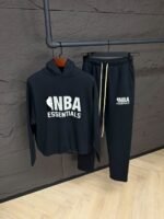Essentials Fear Of God NBA TrackSuit Black Grey