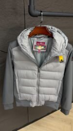Parajumpers Gewatteerde Tussenjas Grijs Capuchon - Afbeelding 3