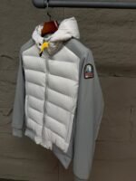 Parajumpers Gewatteerde Tussenjas Grijs Capuchon - Afbeelding 2
