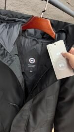 Canada Goose Parka Longford Black, Black Logo High Quality - Afbeelding 4