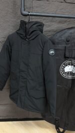 Canada Goose Parka Longford Black, Black Logo High Quality - Afbeelding 2