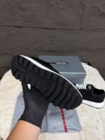 Prada Prax Black / White Sneakers - Afbeelding 3