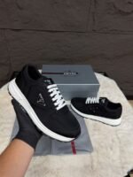 Prada Prax Black / White Sneakers