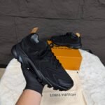 Louis Vuitton Tatic Knit Sneakers Black on Black