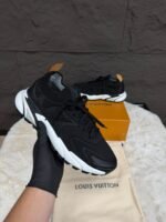Louis Vuitton Tatic Knit Sneakers Black White