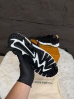 Louis Vuitton Tatic Knit Sneakers Black White - Afbeelding 3