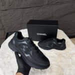Chanel Low Top CC Runner Black On Black